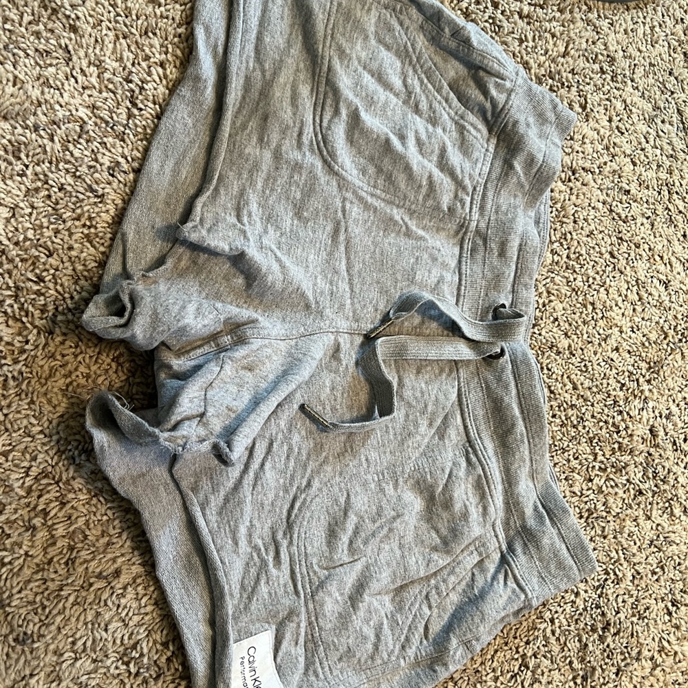 Calvin Klein performance shorts, sweatshirt material